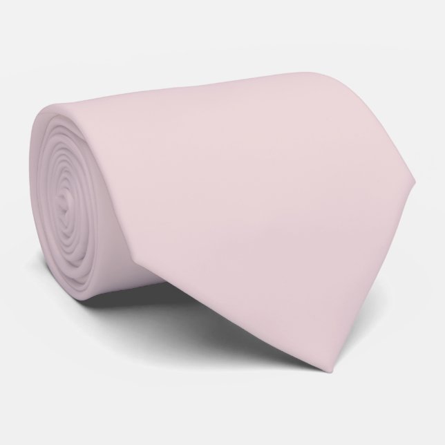 Cravate Fuchsia Poudre Uni Couleur (Roulé)