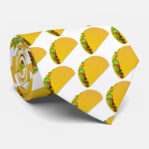 Cravate Fun Taco Motif