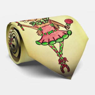 Cravate Funny Reindeer  Men’s Christmas Tie