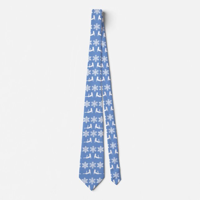 Cravate Funny Snowflakes and Ho's  Neck Tie (Devant)