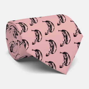 Cravate Funny Unique Motif de banane