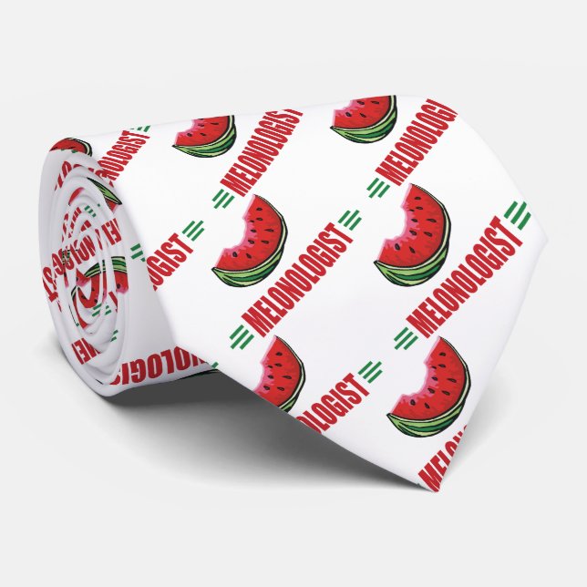 Cravate Funny Watermelon (Roulé)