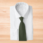 Cravate Fusil vert couleur solide<br><div class="desc">Fusil vert couleur solide</div>