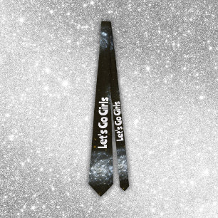 Cravate Galaxie spirale monogramme  