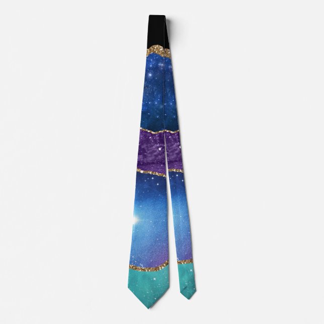 Cravate Galaxy Agate Série Design 13   (Devant)