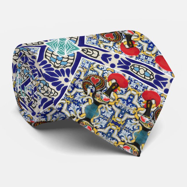 Cravate Galo de Barcelos, Portugal (Roulé)