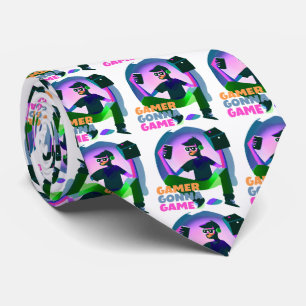 CRAVATE GAMER GONNA JEU