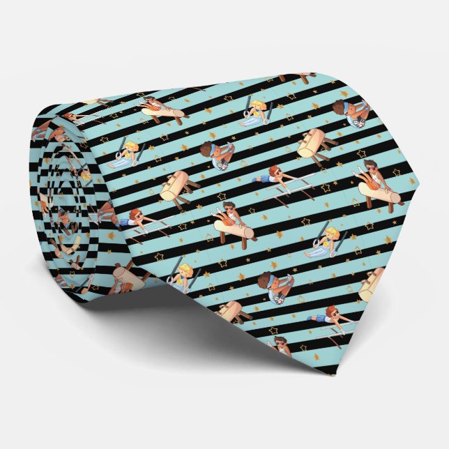 Cravate Garçons Gymnastique Anneaux Parallel Bars Pommel H (Roulé)