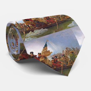 Cravate George Washington croisant le Delaware