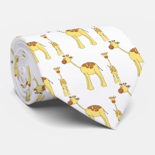 Cravate Girafe de bébé et d'adulte
