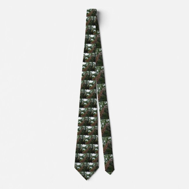 Cravate Giraffe_Adventure_Mens_Silk_Cravate. (Devant)