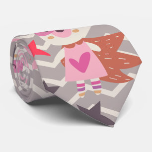 Cravate Girl Superhero Bunny