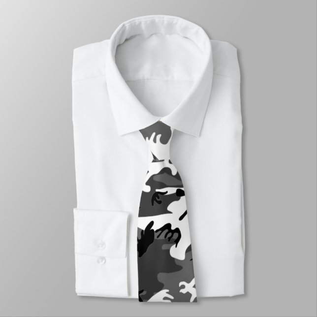 Cravate Glace Camo d'hiver (Attaché)