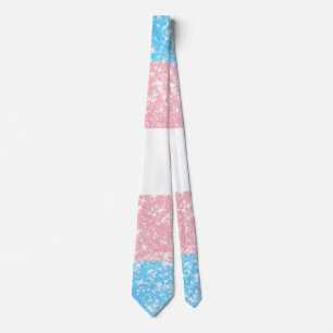 Cravate Glitter transgenre pride