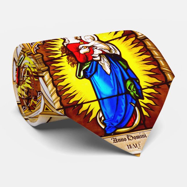 Cravate Gloire à Jésus et à Marie (Roulé)