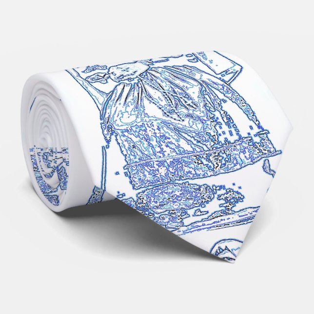 Cravate Gloire à Saint Bernadette (Roulé)