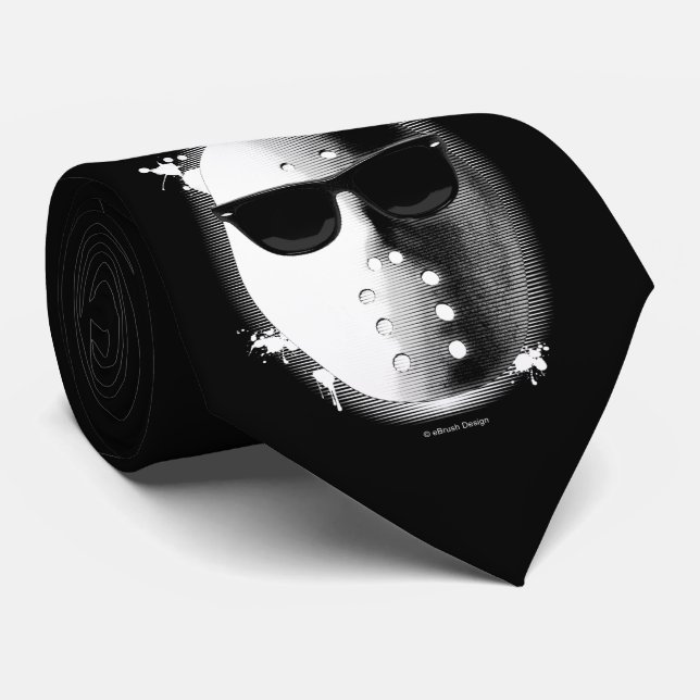 Cravate Goalie de hockey cool (Roulé)