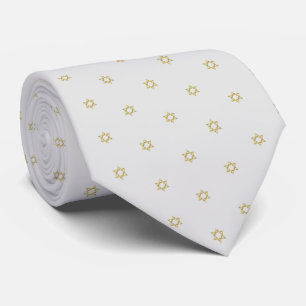 Cravate Gold Baby Star De David Dove Grey