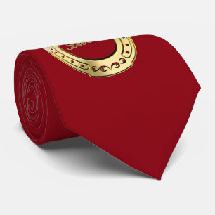 Cravate Golden horseshoe