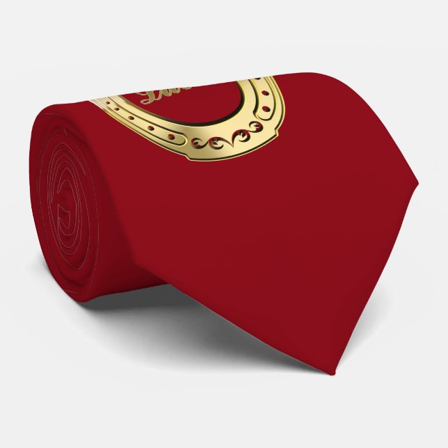 Cravate Golden horseshoe (Roulé)