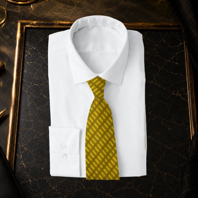 Cravate Golden Legacy – Luxe pour Hommes (Créateur téléchargé)