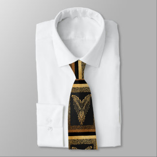 Cravate Golden Phoenix Elégance