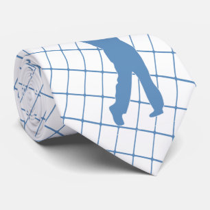 Cravate Golf Blue Silhouette Golf et Golf Club