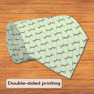 Cravate Golf clubs motif vert pâle