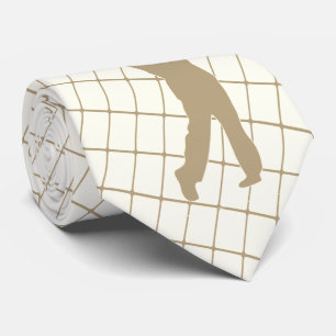 Cravate Golf Tan Silhouette Golf & Golf Club