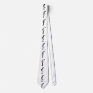 Cravate GOLFEUR CODE BARRE Golf Golfing Sports Pattern Des