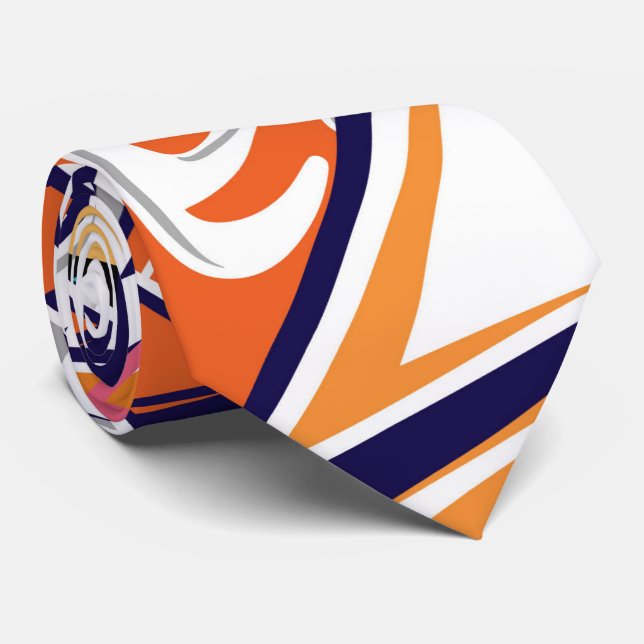 Cravate graffiti print teen abstract pattern background  (Roulé)