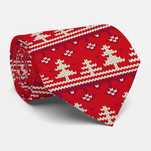 Cravate Grand Chandail de Noël en pointillé Regarder un ar