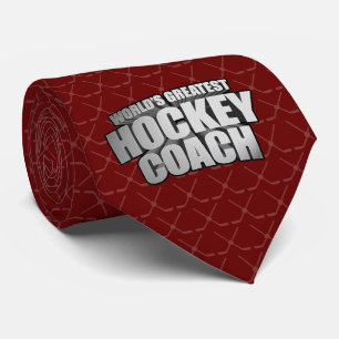 Cravate Grand Entraîneur de hockey du monde