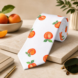 Cravate Grand motif de pêche d'été doux