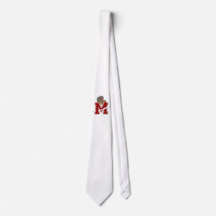 Cravate graphique de native red indian sur