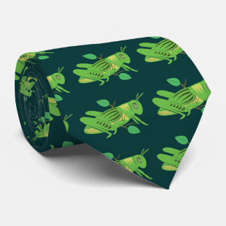 Cravate Grasshopper vert
