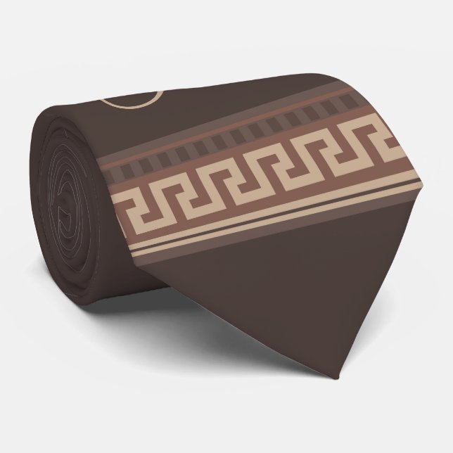 Cravate Greek Key (Roulé)