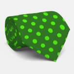 Cravate Green On Dark Green Polka Dots Pattern Design<br><div class="desc">Dark Navy Green Color Background With Light Green Polka Dots Seamless Repeat Pattern Design</div>