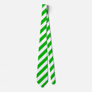 Cravate Green Stripe cadeau pour hommes