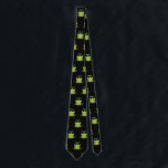 Cravate Grenouille cool<br><div class="desc">Art vectoriel original d'une grenouille cool aux teintes noires.</div>