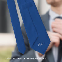 Groom Groomsmen Initiales Mariage bleu