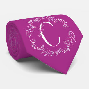 Cravate Groomsmen monogramme de Fandango