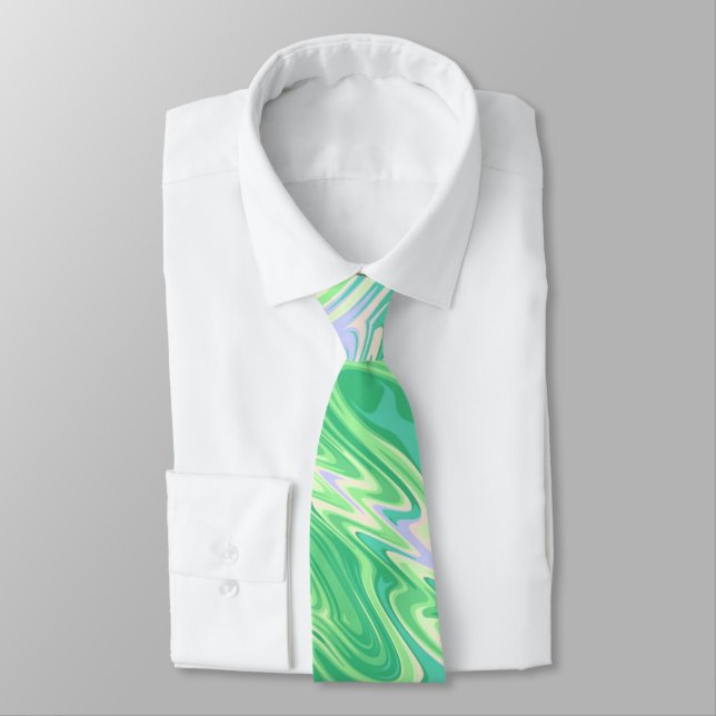 Cravate Groovy Ripples  (Attaché)