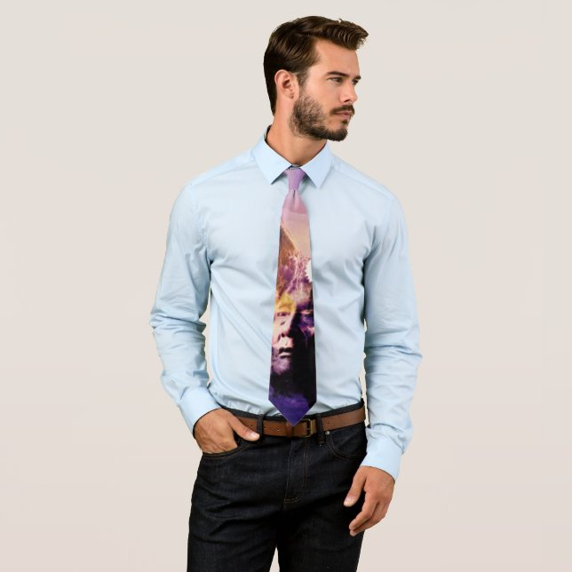 Cravate Guerrier amérindien (En situation)