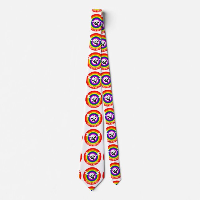 Cravate Guitare Panda en métal mort (Devant)