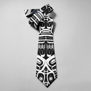 Cravate Haida Aigle Tonnerre Nord-Ouest Columbia