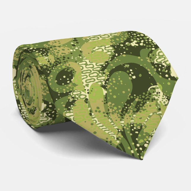 Cravate Haight Ashbury Psychédélique à deux côtés (Roulé)