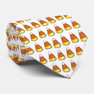 Cravate Halloween Thanksgiving Candy Corn Necktie