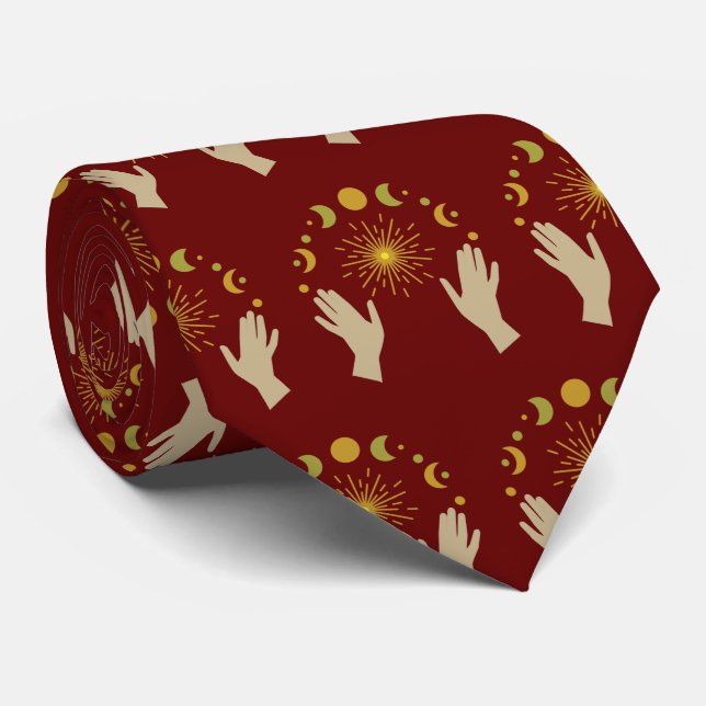 Cravate Hände Magie mains magiques (Roulé)