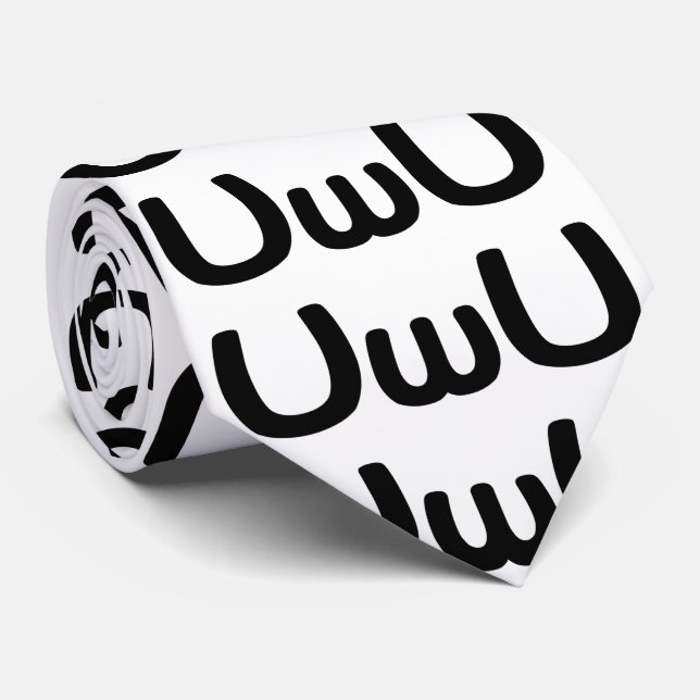 Cravate Happy Anime Face Emoticon (Roulé)